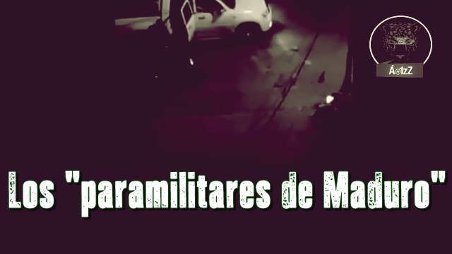 Supuestos paramilitares de Maduro circulan armados en calles de Caracas