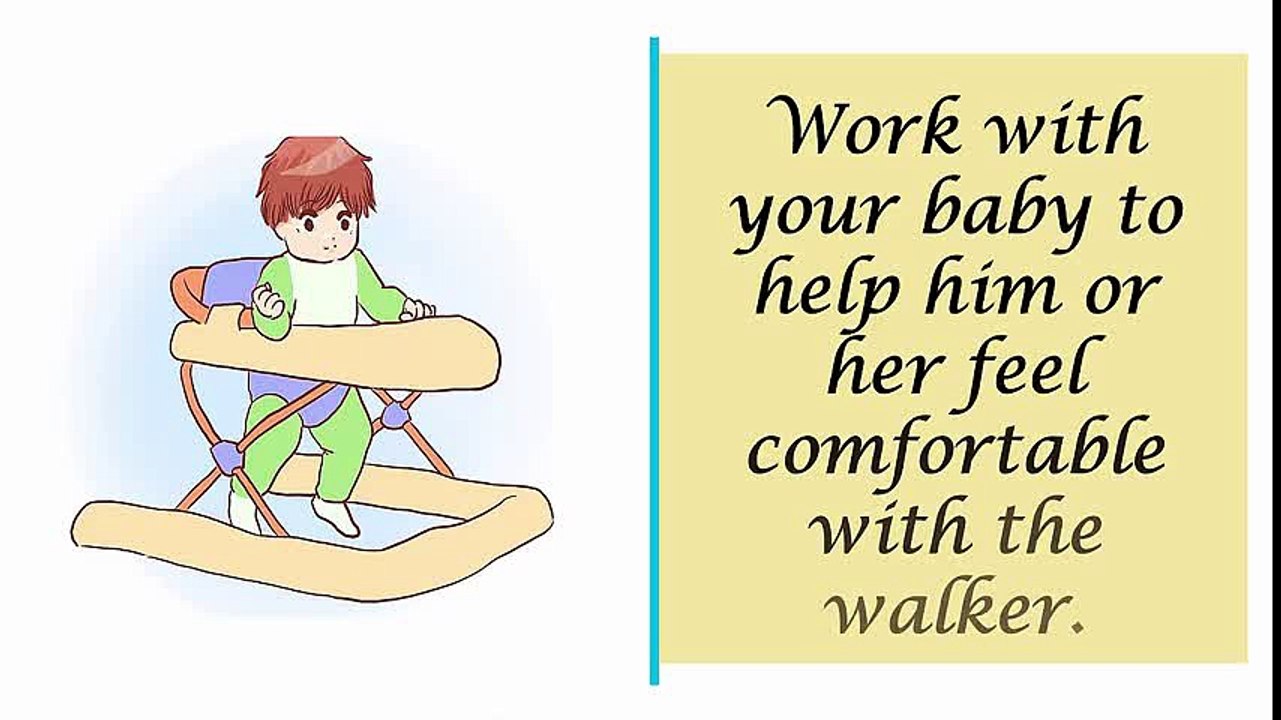 Learning Steps for your Baby to the Walker