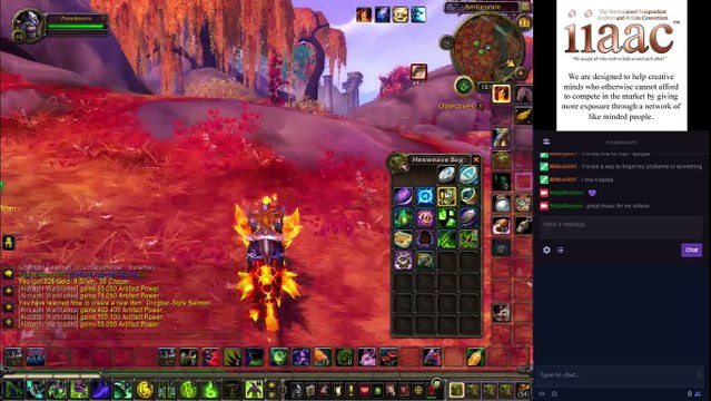 The most Unprofessional Stream World of Warcraft Demon Hunter 2017-098 Training Withered and Music from Mili