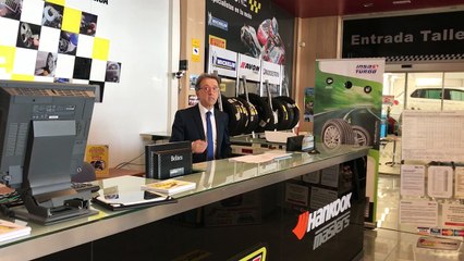 Jordi Hurtado trabaja en Confortauto Hankook Masters