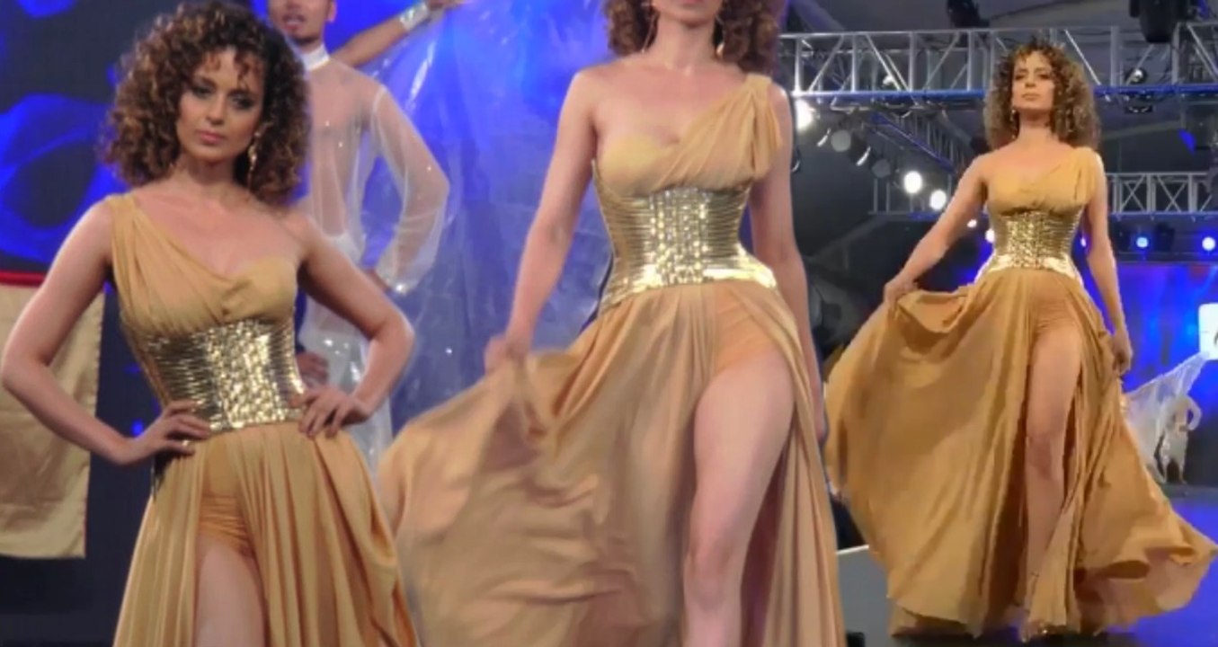 KANGANA RANAUT LOOKS STUNNING AT LIVA CREME