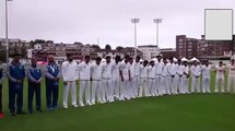Pakistan Cricket Team held a minute of silence for Abdul Sattar Edhi at Sussex County Cricke