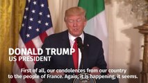 Donald Trump responds to Paris shooting- 'It looks like another terrorist attack'