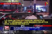 Sujetos armados con metralletas secuestran a policía en Chorrillos