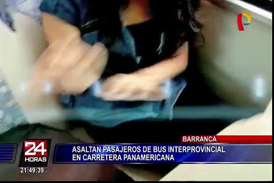 Asaltan pasajeros de bus interprovincial en carretera Panamericana Norte