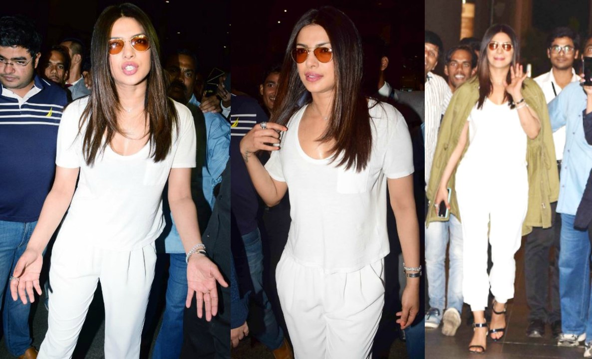Priyanka Chopra's Stylish Airport Look