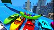 Learn Numbers - Banana Car in Spiderman Cartoon Videos with Color Cars for Kids and Nursery Rhymes - YouTube