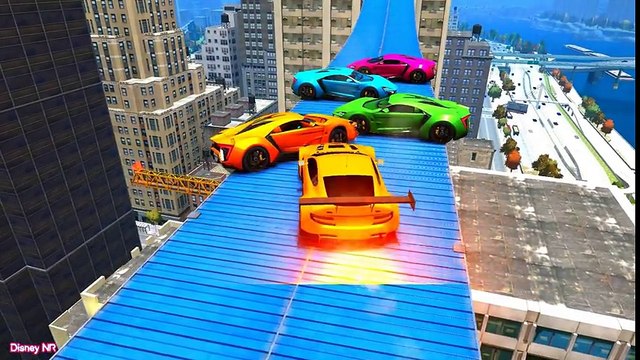 Learn Numbers & Colors - Spiderman Cartoon in Garbage Truck Colors Cars for Kids - Nursery Rhymes - YouTube