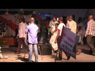 Simone Gbagbo en meeting devant ses partisans