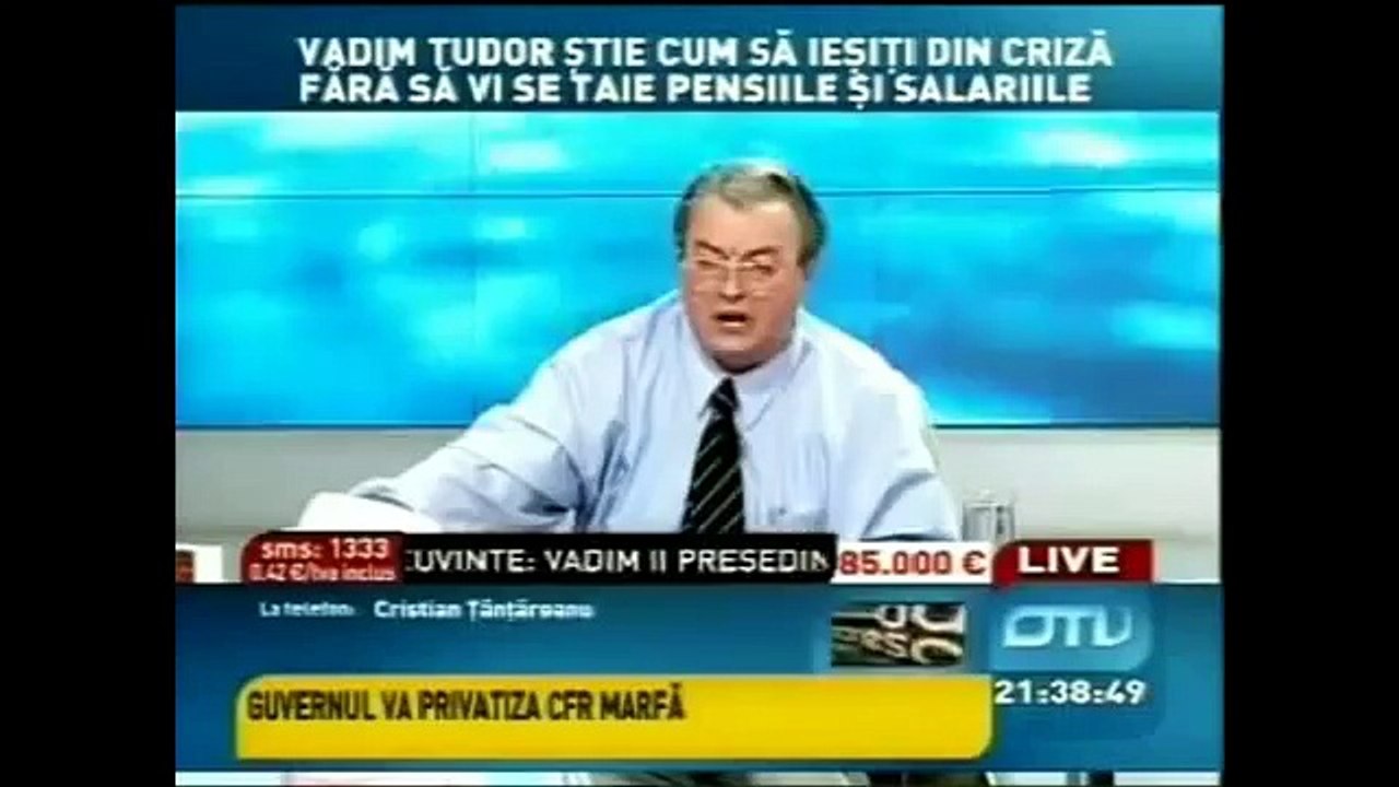 Vadim Tudor-Te compari cu Ilie Nastase?
