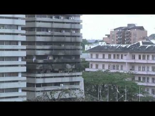 Combats de nuit dans le quartier du Plateau d'Abidjan