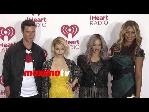 Laverne Cox, Taryn Manning, Pablo Schreiber, Dascha Polanco 2014 iHeartRadio