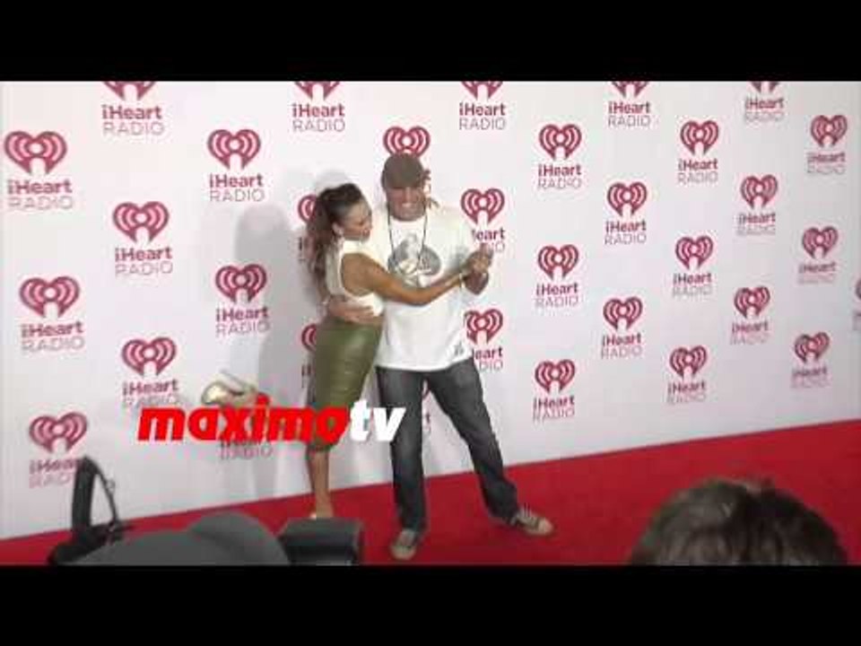 Karina Smirnoff and Randy Couture | 2014 iHeartRadio Music Festival | Red Carpet