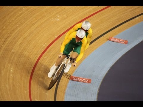 Cycling Track - Men's Individual B-Sprint Quarterfinals Race 2 - London2012 Paralympic Games