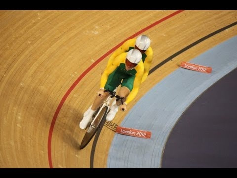 Cycling Track - Men's Individual B-Sprint Quarterfinals Race 2 - London2012 Paralympic Games