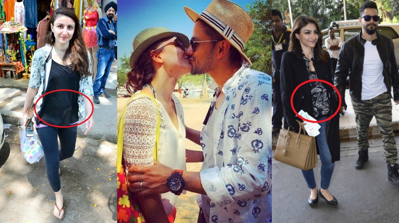 Pregnant Soha Ali Khan Spotted