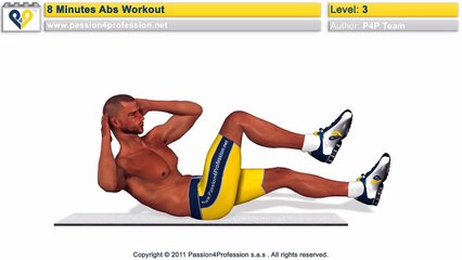 8 Min Abs- Level 3 - P4P Music
