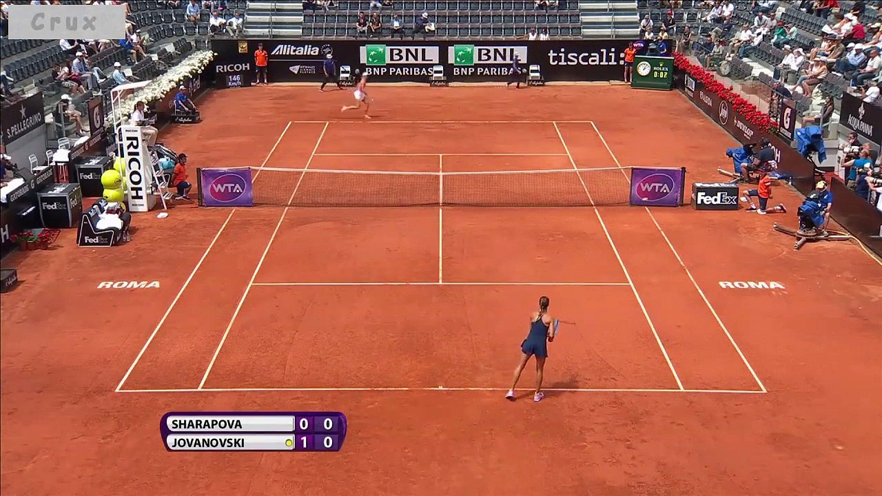 Maria Sharapova's best point in clay season in 2015