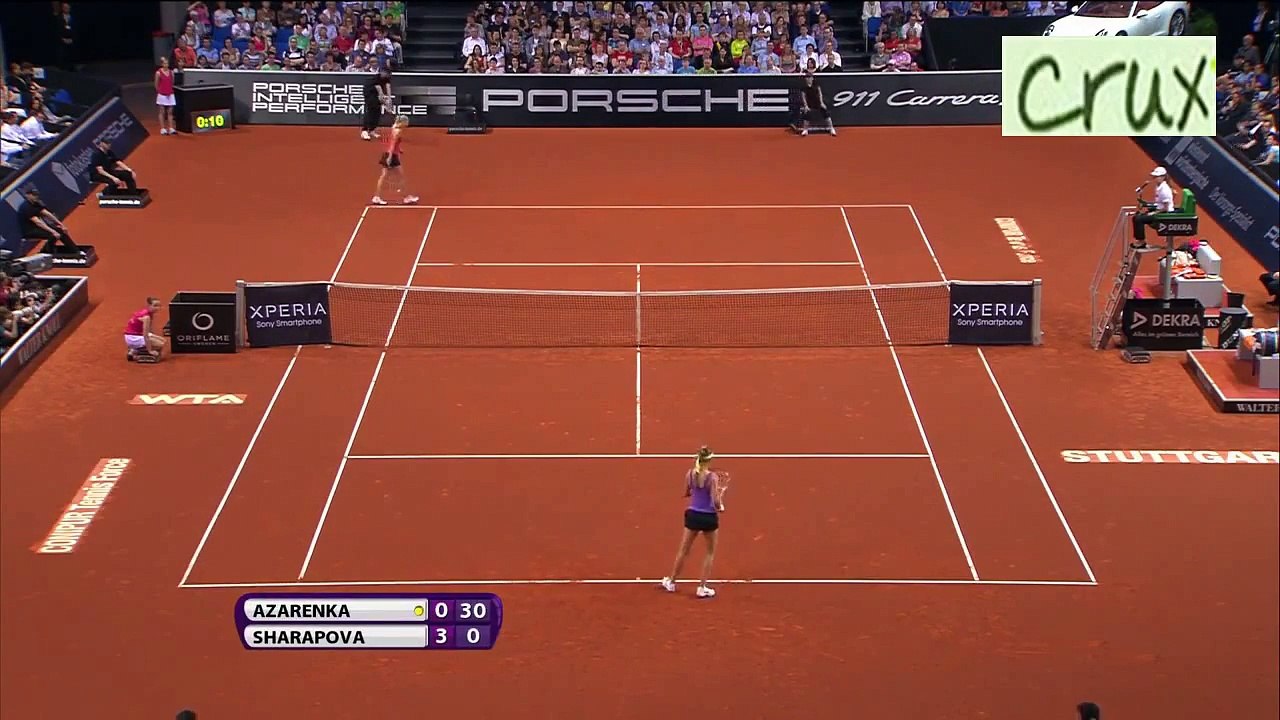 Maria Sharapova's great points in Stuttgart 2012