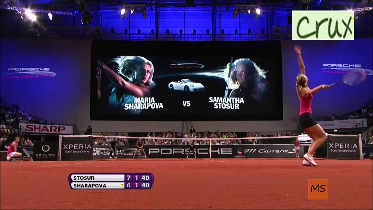 Stuttgart 2012 QF Highlights Maria Sharapova vs Samantha Stosur