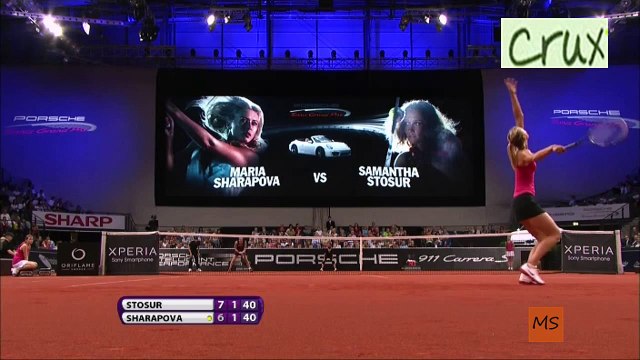 Stuttgart 2012 QF Highlights Maria Sharapova vs Samantha Stosur