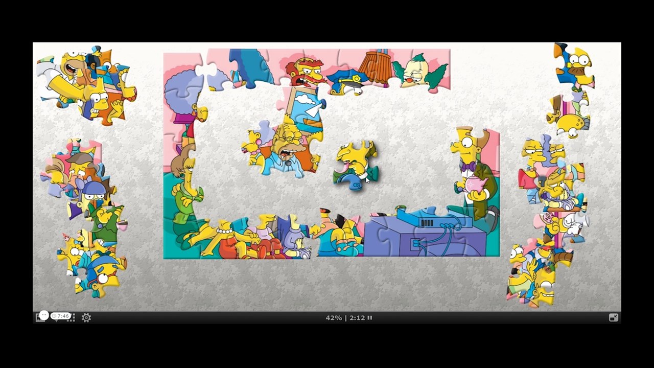 Puzzle Game The Simpsons - trencaclosques - Puzle Kid