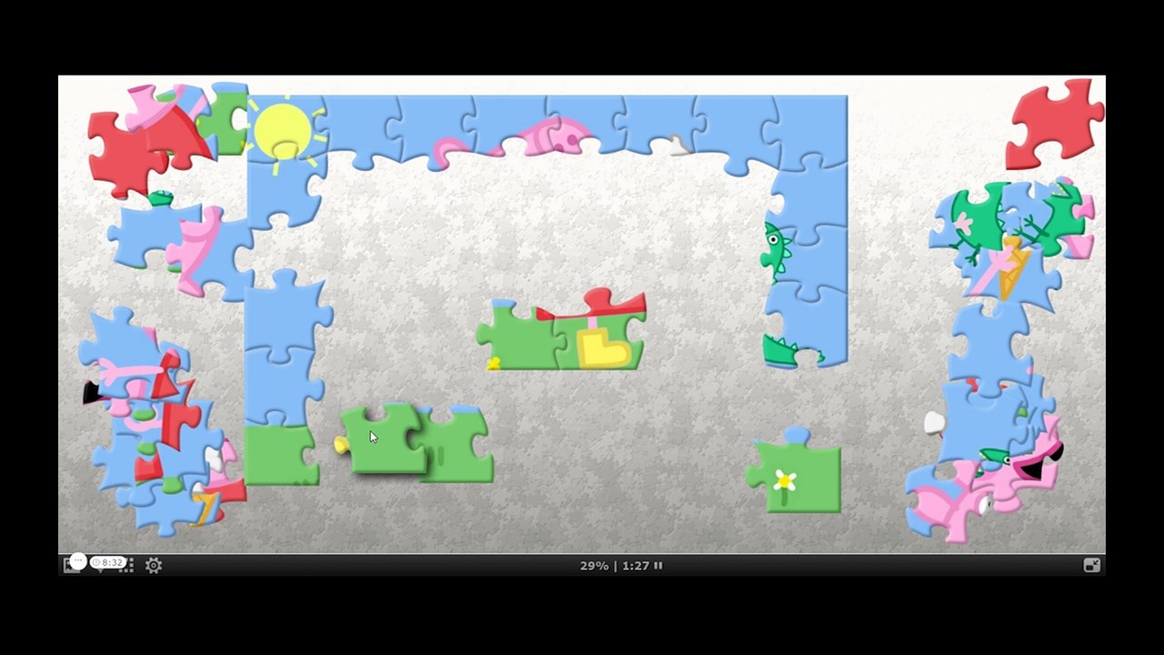 Puzzle Game Peppa Pig - układanka - Puzle Kid