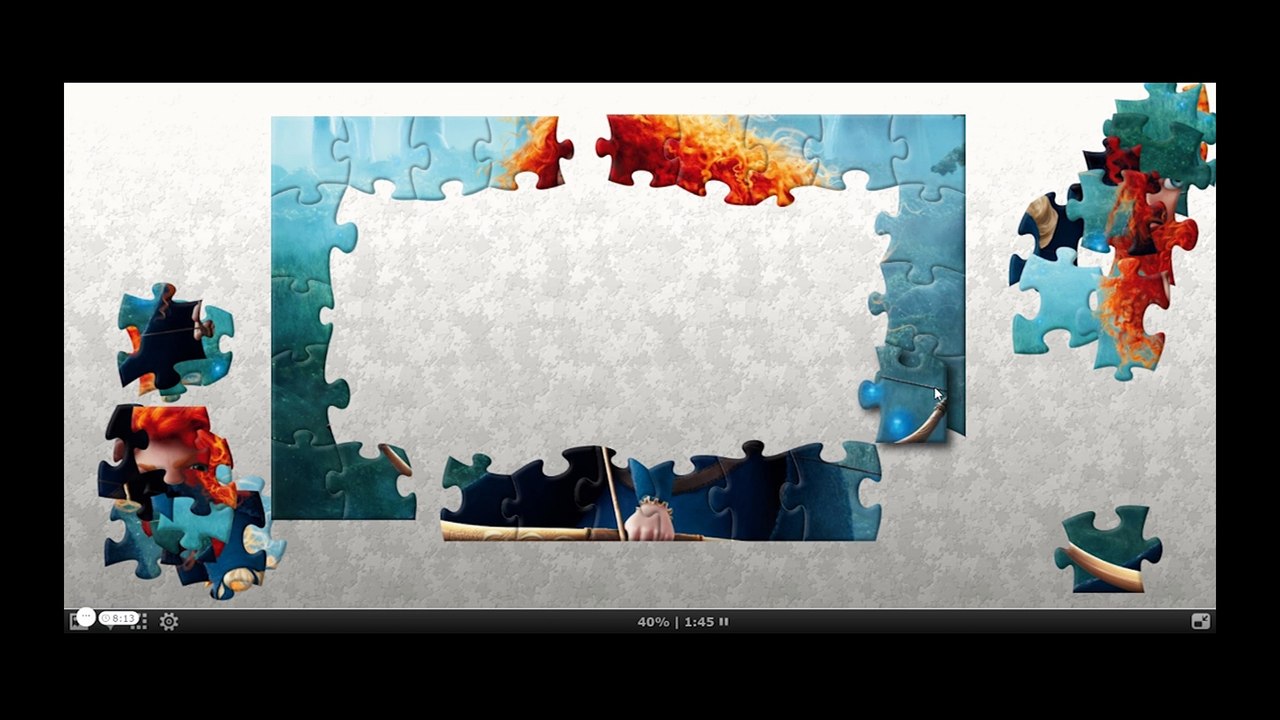 Puzzle Game Brave Merida - Disney - puslespill - Puzle Kid