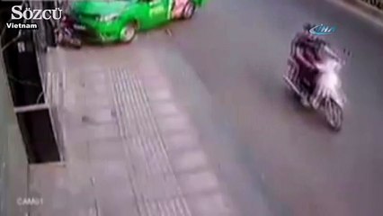 Taksici kapkaççıyı böyle durdurdu