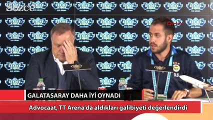Advocaat: Galatasaray daha iyi oynadı
