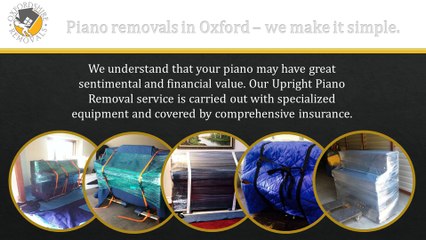 Piano Removals Oxfordshire