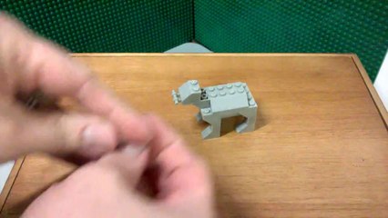 Wilko Blox Elephant small - Speed build - LEGO Compatible