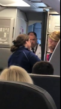 Maman et son bébé agressée par un steward dans l'avion ! American Airlines