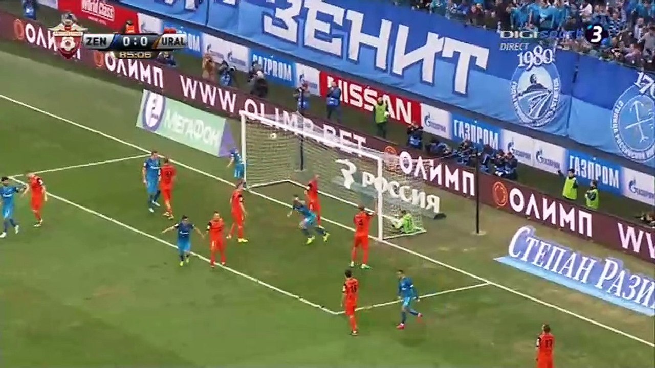 Branislav Ivanovic Goal HD - Zenit Petersburg 1-0 Ural - 22.04.2017