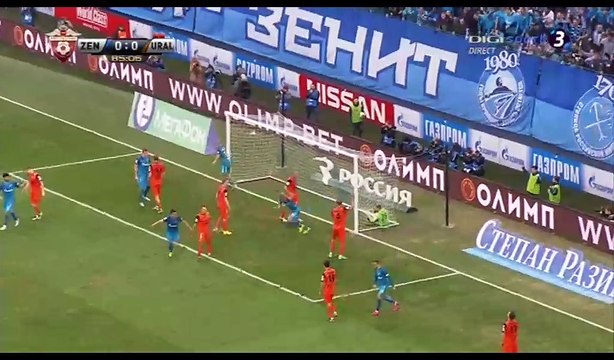 All Goals & Highlights HD - Zenit Petersburg 2-0 Ural - 22.04.2017