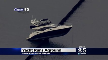 Un Yacht à 2 millions s'empale sur un barrage !