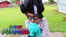 PJ Masks IRL Superheroes Catboy Gekko FOOD FIGHT   PJ MASKS IRL Go To Jail Prison Episodes