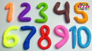 Learn To Count with PLAY-DOH Numbers  1 to 20 Squishy Glitter Foam | Learn To Count for Children