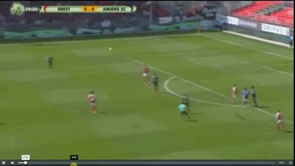 Zakaria Diallo Own Goal - Stade Brestois vs Amiens SC 0-1 22.04.2017 (HD)