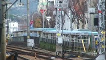 【阪急電鉄】阪急1000系1000F&1005F 六甲駅到着発車