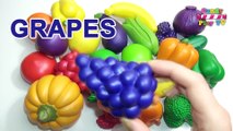 Learn Names of Fruits and Vegetables With Toy | Kids learning fruits vegetables | Preschool Learning