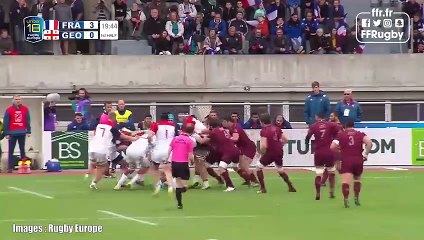 Résumé de la rencontre France - Georgie moins de 18 ans