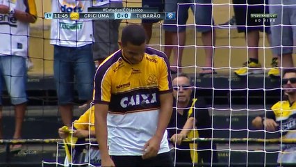 Criciuma 1 - 0 Tubarao (2017-04-09) - Criciúma- principais jogadas