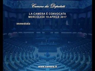 Roma - Camera - 17^ Legislatura - 781^ seduta -1- (19.04.17)