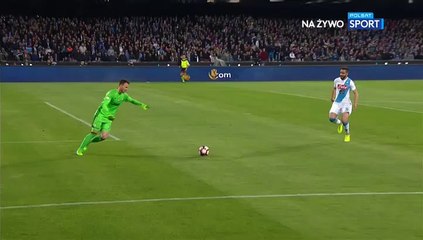 Watching on Buffon clearly wasn't impressed with Neto