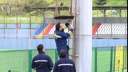 Trabzon Yaklaşma Direği Devrildi