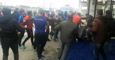 Başakşehirli Futbolcular, Maç Sonunda Gazetecilere Saldırdı