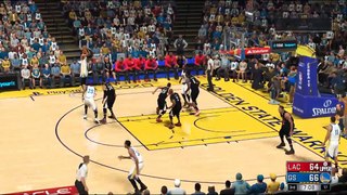 NBA 2K17 Stephen Ct & Klay Thompson Highlights vs Cl