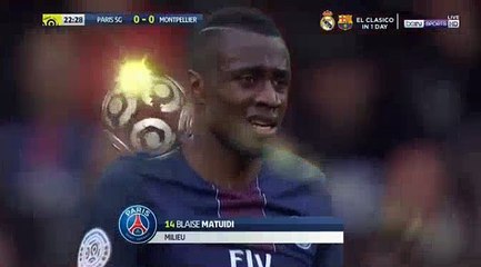 Download Video: Blaise Matuidi Big Chance - Paris Saint Germain 0-0 Montpellier - 22.04.2017