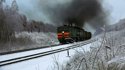 2ТЭ10М-2127 (Малая Андреевка) ⁄ 2TE10M-2127 (RZD, Malaya Andreevka)